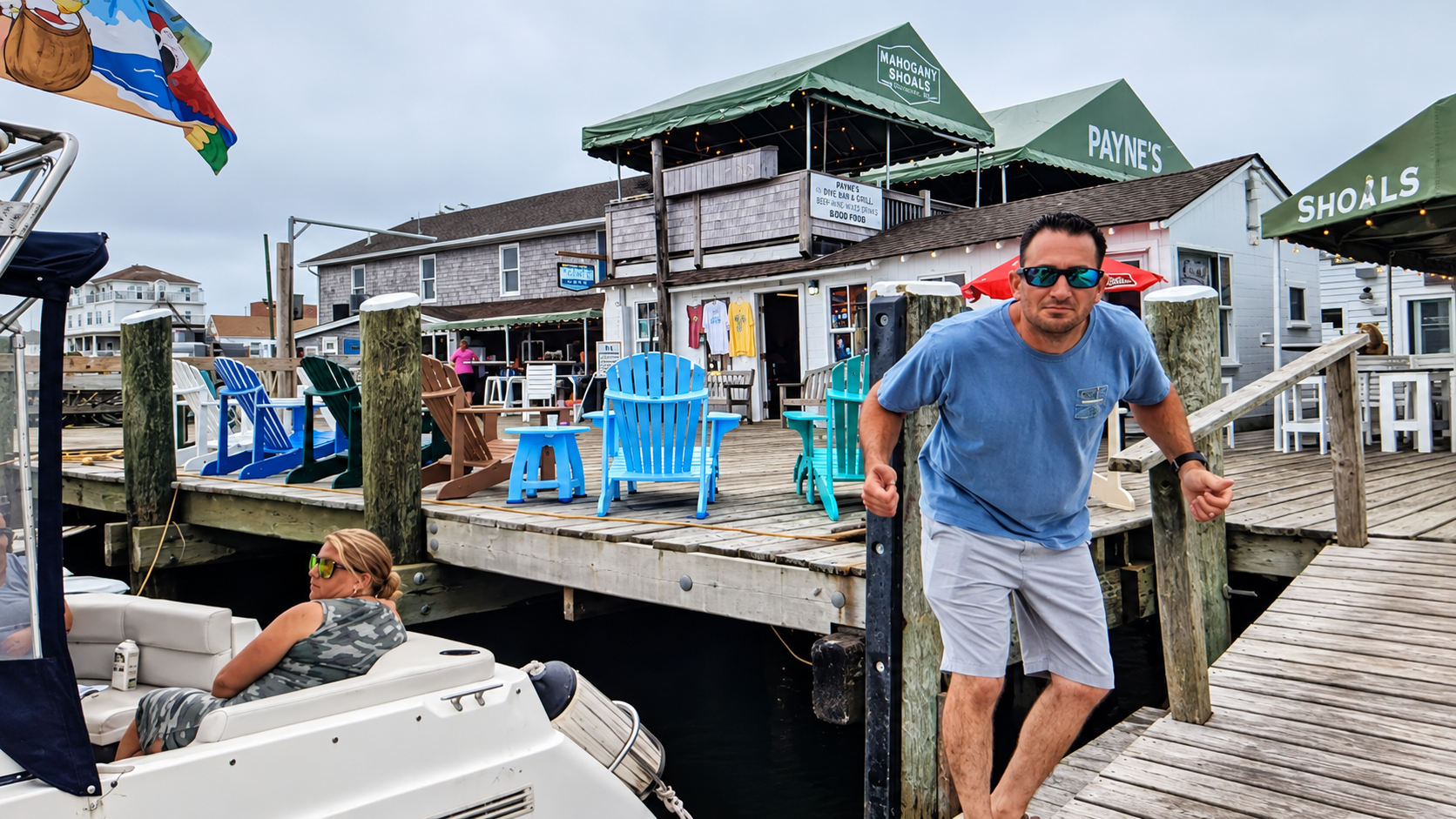 Block Island harbor and waterfront